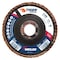 Weiler 4-1/2 Tiger Angled (Radial) Ceramic Flap Disc 80C 7/8 Arbor Hole 51314 - alternate 1